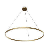 Подвесной светильник 120*120*127,5 см, LED, 81W, 2600К-3500К, Maytoni Rim MOD058PL-L65BSK латунный