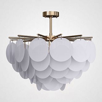Потолочная люстра Nimbus D80 80*80*72 см, 7*E14*40W, ImperiumLoft 40.1883, Латунь