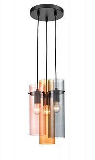 Подвесной светильник Vele Luce Miele VL2092P03 черный, диаметр 22 см