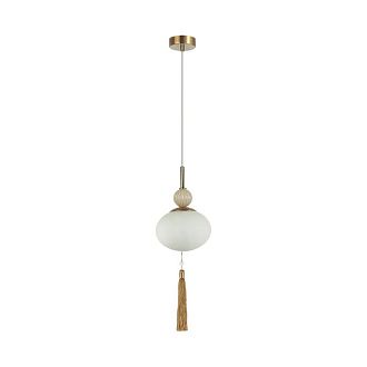 Подвес *16*235-235 см, 1*E14*40W, Lumion Gloriya LUM8272/1A, латунь; бежевый