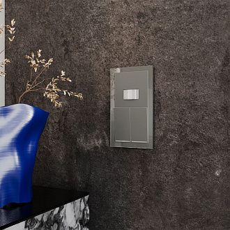 Датчик движения встраиваемый Voltum S70, титан пластик Soft touch VLS070506