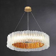 Подвесной светильник CHIARA D80 80*80*19 см, 1*LED*50W, 3400K, ImperiumLoft chiara-m, Латунь
