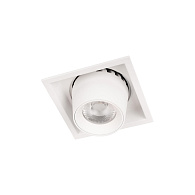 Встраиваемый светильник 8*8*6 см, 1*LED*7W 4000K LOFT IT Flash 10319/B White белый, вр 7,5 см