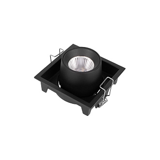 Встраиваемый светильник 8*8*6 см, 1*LED*7W 4000K LOFT IT Flash 10319/B Black черный
