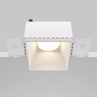 Светильник 13 см, Maytoni Downlight Share DL051-01-GU10-SQ-W, белый, вр 8 см