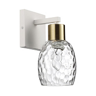 Бра 12*16*24 см, 1*E27 Lumion Ice 6583/1W белый, золотой