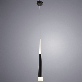 Подвесной светодиодный светильник Arte Lamp Orione A6010SP-1BK черный, диаметр 6 см