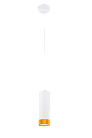 Светильник Ø70 x H200(1200), мм, , SWT+SGD(Глянцево белый + Золото) Rilon 531B SWT+SGD