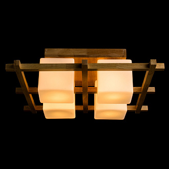 Потолочная люстра Arte Lamp A8252PL-4BR, 52*52 см, светлое дерево