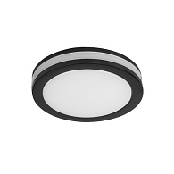 Встраиваемый светильник 8 см, 7W, 4000K, Arte Lamp Tabit A8430PL-1BK, черный, вр 6,5 см