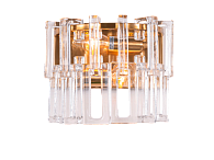Бра L140 x W240 x H140, мм, 2*40W (80W), PT BRS(ЛАТУННОЕ ПОКРЫТИЕ) NewRgy W2430P/2 PT BRS