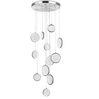 Подвес 60*60*200 см, 12*LED*112W, 3000K Gerhort G52165/12CR CL, Хром