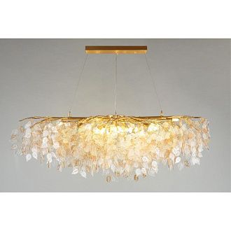 Подвесная люстра 120*60*80-150 см, 13*G9, 5W, Aployt Rochell APL.850.13.13, золотой