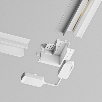 Комплектующие для встраиваемой трековой системы Maytoni Technical Magnetic track system Radity TRA084CPC-W-12 белый