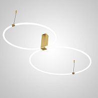 Потолочный светильник RINGMOR D60 D80 R2 87*85*85 см, 1*LED*51W, 4000K, ImperiumLoft ringmor01, Латунь