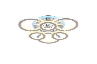 Люстра L660 x W660 x H140, мм, 252W 3000K-6500K, CR (Хром) Rilon 2120/6 CR/RGB