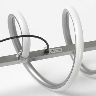 Линейно-подвесной светильник 120*18*145 см, 1*LED*40W 4000K серый Lussole Bradford LSP-7165