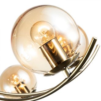 Потолочная люстра Arte Lamp Scarlett A2715PL-8AB, диаметр 80 см, бронза