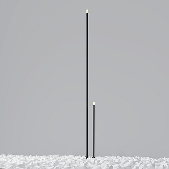 Садово-парковый светильник 1*72,6 см, LED, 1W, 3000К, Maytoni SPEAR O441FL-L1GF3K1 серый
