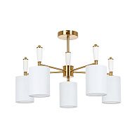 Люстра **40- см, 5*E14*40W, Arte Lamp Waverley A4102PL-5PB, Полированная медь