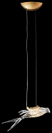 Светильник подвесной Wertmark Viviana WE183.01.503, 26*26 см, античная медь