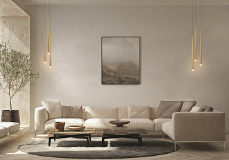 Подвесной светильник 26*26*369,3 см, LED, 19W, 3000К-4000К, Maytoni cascade MOD132PL-L18BK черный