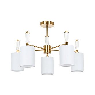 Люстра **40- см, 5*E14*40W, Arte Lamp Waverley A4102PL-5PB, Полированная медь