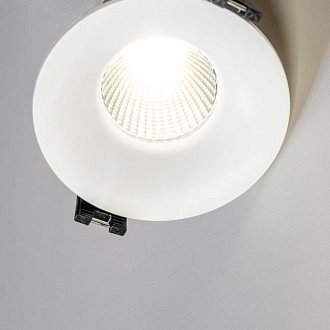 Встраиваемый светильник 8 см, 7W, 3500K Citilux Гамма CLD004NW0 белый, вр 7,5 см
