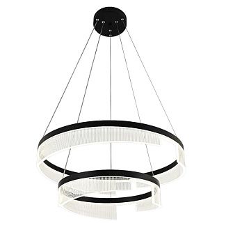 Люстра 60*60*200 см, 1*LED*70W, 3000 - 6500K Gerhort G52124/2BK CL, Черный
