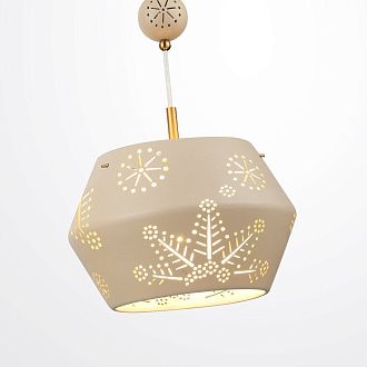 Светильник 26 см, Odeon Light 5444/1A, бежевый-бронза