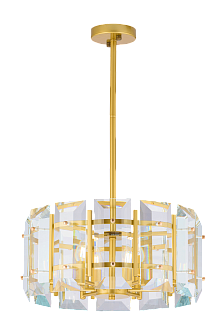 Люстра Ø450 x H700, мм, 40W, SP BRS(Бронза) NewRgy 9191A/6A SP BRS