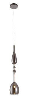 Светильник подвесной 9 см, Crystal Lux LUX NEW SP1 C SMOKE Хром