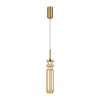 Подвесной светильник 47*47*8 см, 1*LED, 4W, 3000K Arte Lamp Crystal A2942SP-1PB, Латунь