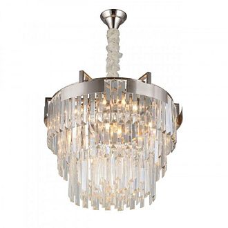 Каскадная люстра 50*60-100 см, 9*E14, 40W, Aployt Mariz APL.813.03.09, никель