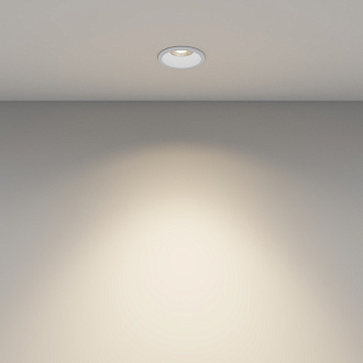 Встраиваемый светильник 3,9*3,9*5,1 см, LED, 7W, 3000К, Maytoni Technical MINI DL059-7W3K-W белый