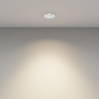 Встраиваемый светильник 3,9*3,9*5,1 см, LED, 7W, 3000К, Maytoni Technical MINI DL059-7W3K-W белый, вр 3,5 см