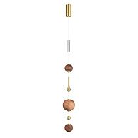 Светильник 12 см, 5W, 2500K, Odeon Light 5457/5L, латунь