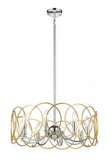 Подвесная люстра  60*100 см, 8*E14 хром Vele Luce Vita VL4234P08