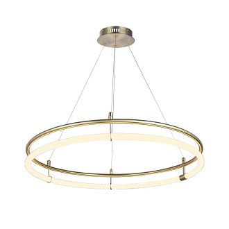 Подвесная люстра 80*20-150 см, 8*LED, 30W, 4000K, Favourite Girth 4629-8P, золотой