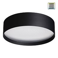 Светильник 30 см, 36W, 3000-6000K, Novotech 359601, черный