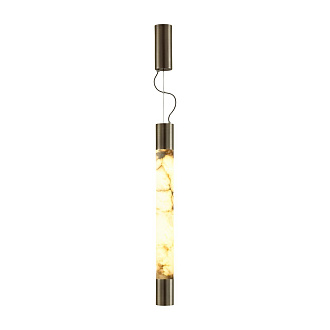 Подвесной светильник 60*200 см, 1 LED*21W, 3000 К, Odeon Light Marbella, темная латунь 6686/15L