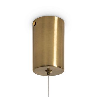 Подвесной светильник 20 см, 7W, 2800K, Freya Flower FR5579PL-L8BS, латунь