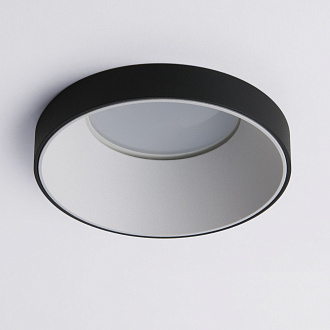 Встраиваемый светильник 7.2/7 см, GU10, IP20 Elektrostandard 112 MR16 белый/черный, вр 6,6 см