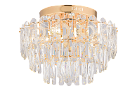 Люстра 520*370, 7+6*E27+LED, 60W + 6*3W Sfera Sveta Хрусталь (Эконом) 2284/7+6 FGD, Золото