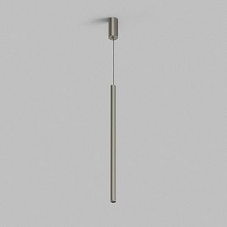 Подвесной светильник 60*2,5*70 см, 1*LED*6W, 3000K, Denkirs ШАЙН ГЛИНГОР | SHINE GLINGOR DK4305-DN, темный никель