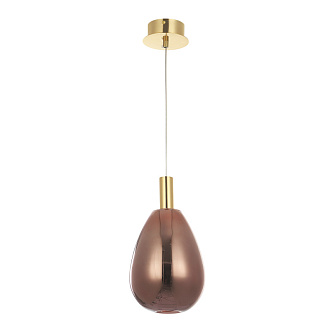 Светильник 15 см, 4W, 3000K, Crystal Lux GAUDI SP4W LED COPPER, золото-медь