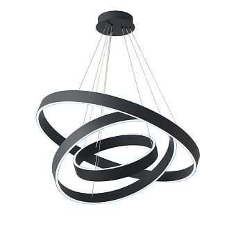 Люстра *40*5-155 см, *LED*158W, 3000-6000K, Crystal Lux Tron TRON SP158W LED BLACK, Черный
