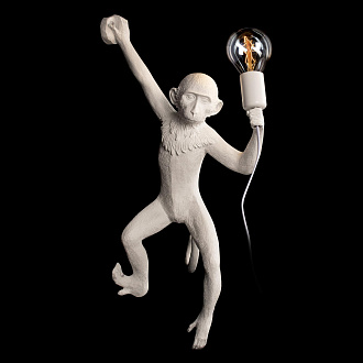Настенный светильник 32*32*68 см, 1*E27*40W LOFT IT Monkey 10314W/B белый