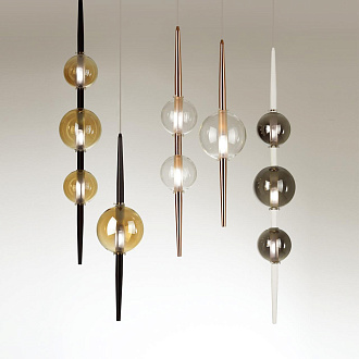 Светильник 15 см Odeon Light Lazia 4684/1, черный-янтарный