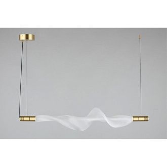 Подвесной светильник 100*20*60-200 см, 1*LED, 12W, 3000K, Aployt Adilin APL.647.03.12, латунный